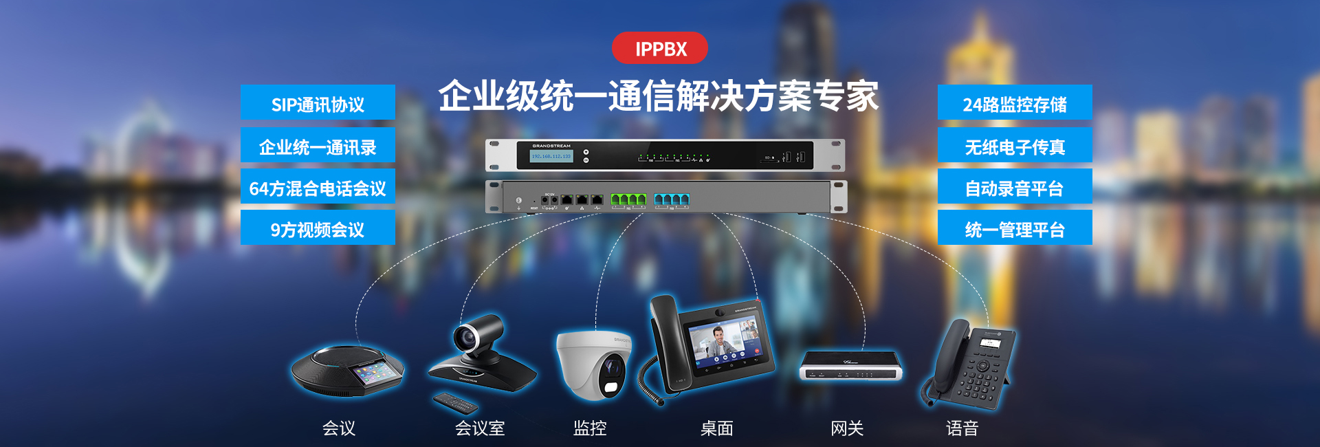 潮流网络-电话交换机IPPBX-UCM6301